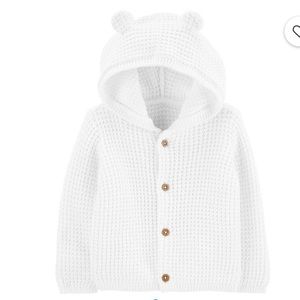 White sweater - size 3M